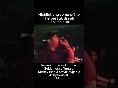 Mickey Finn and stevie hyper D opening hysteria 11 during the “golden era” back in 1996 #dj #dnb