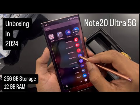 Unboxing Samsung Note20 Ultra 5G in late 2024