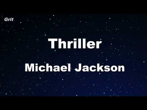 Thriller - Michael Jackson Karaoke 【No Guide Melody】Instrumental
