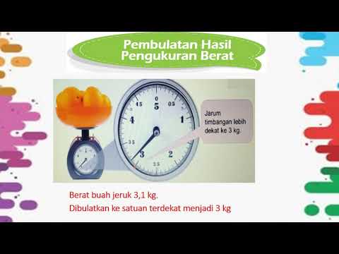 MATEMATIKA KELAS 4 PEMBULATAN HASIL PENGUKURAN PANJANG DAN BERAT