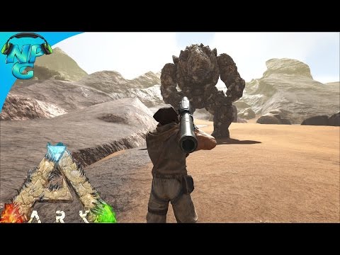 Rocket Launcher Taming a Rock Elemental! ARK Survival Evolved - Scorched Earth E20