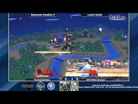 BD9 SSB4 Singles LS: The Reverend Inferno (Falcon, Ganon) Vs. MPTV WFGA|Mr. Doom (Larry)