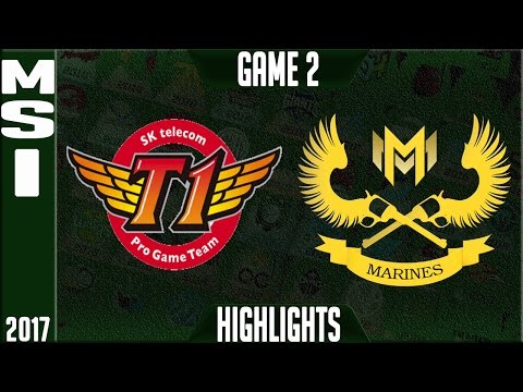 SKT T1 vs Gigabyte Marines Highlights MSI 2017 Day 3 Group Stage - SKT vs GAM Highlights