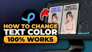 How To Change Text Color On Pixlr (FAST & EASY) | 100% WORKS | NO Yapping, To The Point!