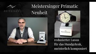 Uhren Review der Meistersinger Primatic PR903 in beige