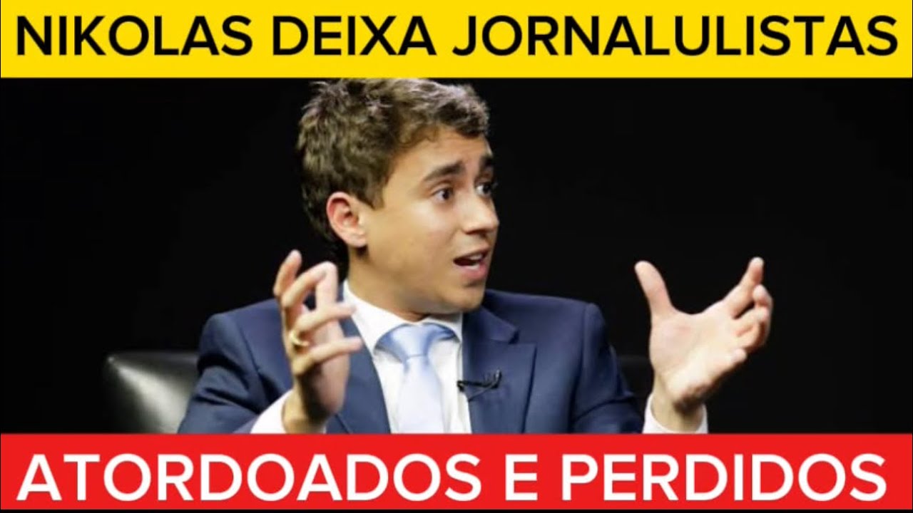 MAGNÍFICO: NIKOLAS entorta jornalistas militantes