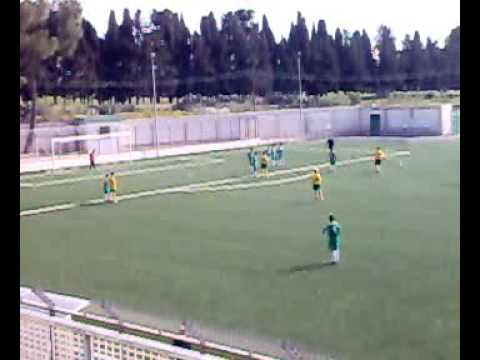 Gol di punizione di Giuseppe Moscogiuri MEXAPIA MANDURIA a Fragagnano