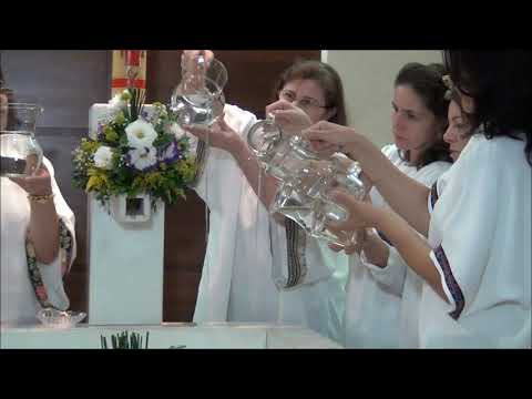 Batismo 2012 09 22 Paróquia Nossa Senhora da Glória Colatina-ES p10-13 Benção da água