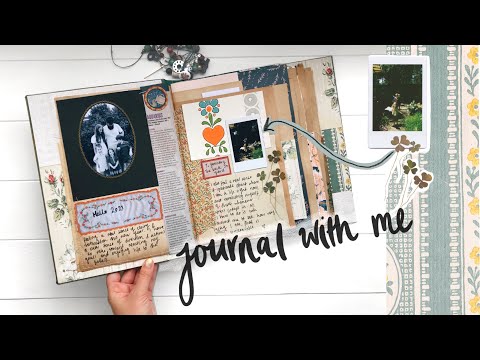 junk journal with me  process video ideas tips