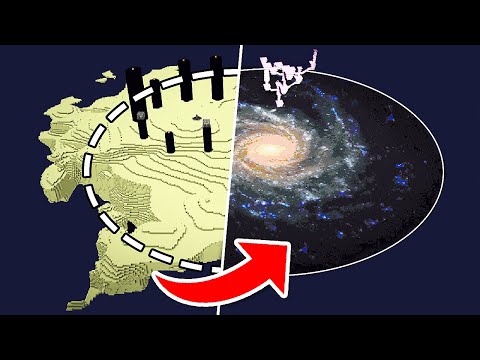 EU FIZ UMA GALÁXIA NO MINECRAFT