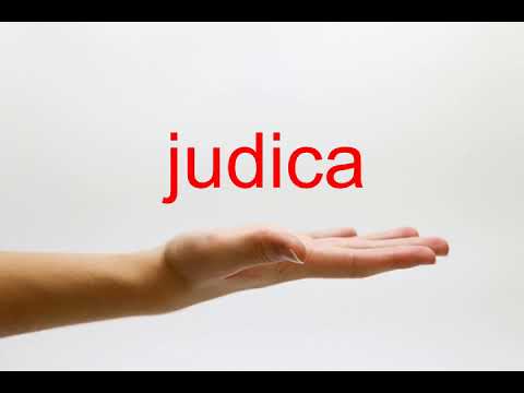 How to Pronounce judica - American English