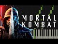 Mortal Kombat Theme Original X Techno Syndrome Piano Tutorial