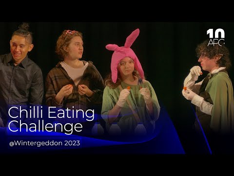ARMAGEDDON EXPO Wintergeddon 2023 - Chilli Eating Challenge [#APGLive]