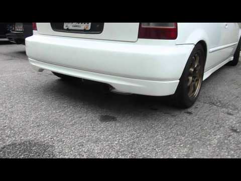 Dynomax Super Turbo on a Civic w/ H2B swap