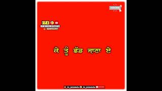 Gal Sun Jass Manak Red Screen Status  Punjabi What