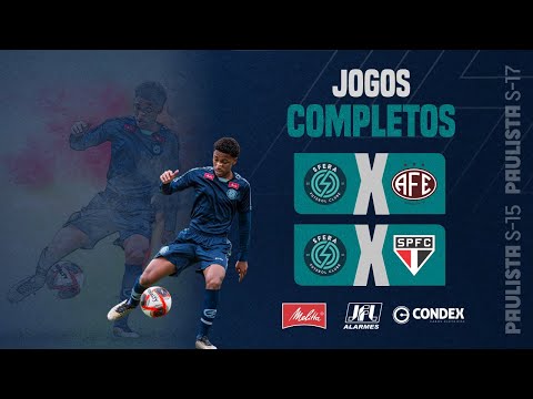 JOGOS COMPLETOS | SFERA X FERROVIÁRIA E SFERA X SÃO PAULO | PAULISTA SUB-15 E SUB-17