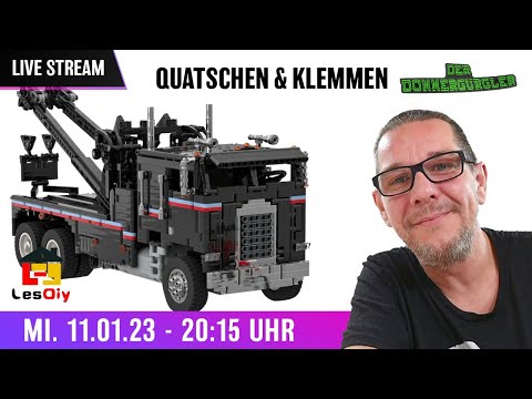 Live Stream: Quatschen & Klemmen- #lesdiy MOC-84847 Freightliner FLA 9664 Terminator 2