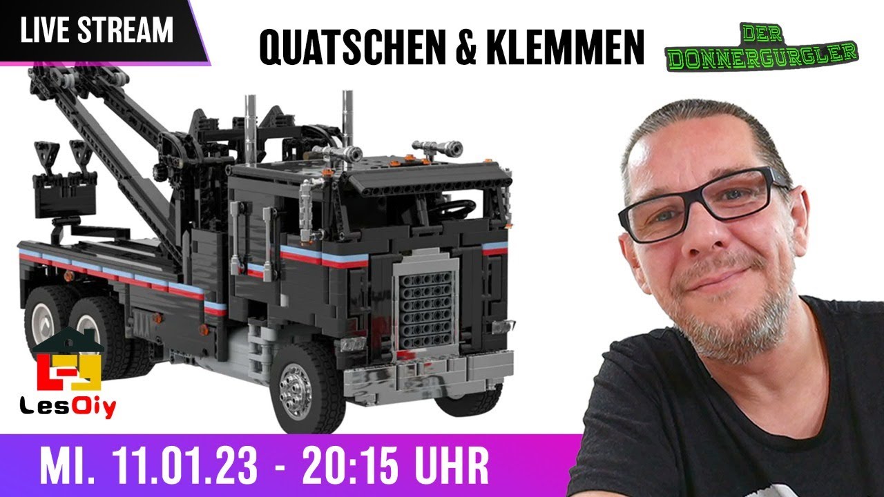 Live Stream  Quatschen & Klemmen- Nr lesdiy MOC-84847 Freightliner FLA 9664 Terminator 2