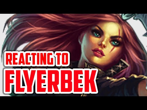REACTING TO FLYERBEK - Insane, Fast, High Ping Katarina Player | Katlife