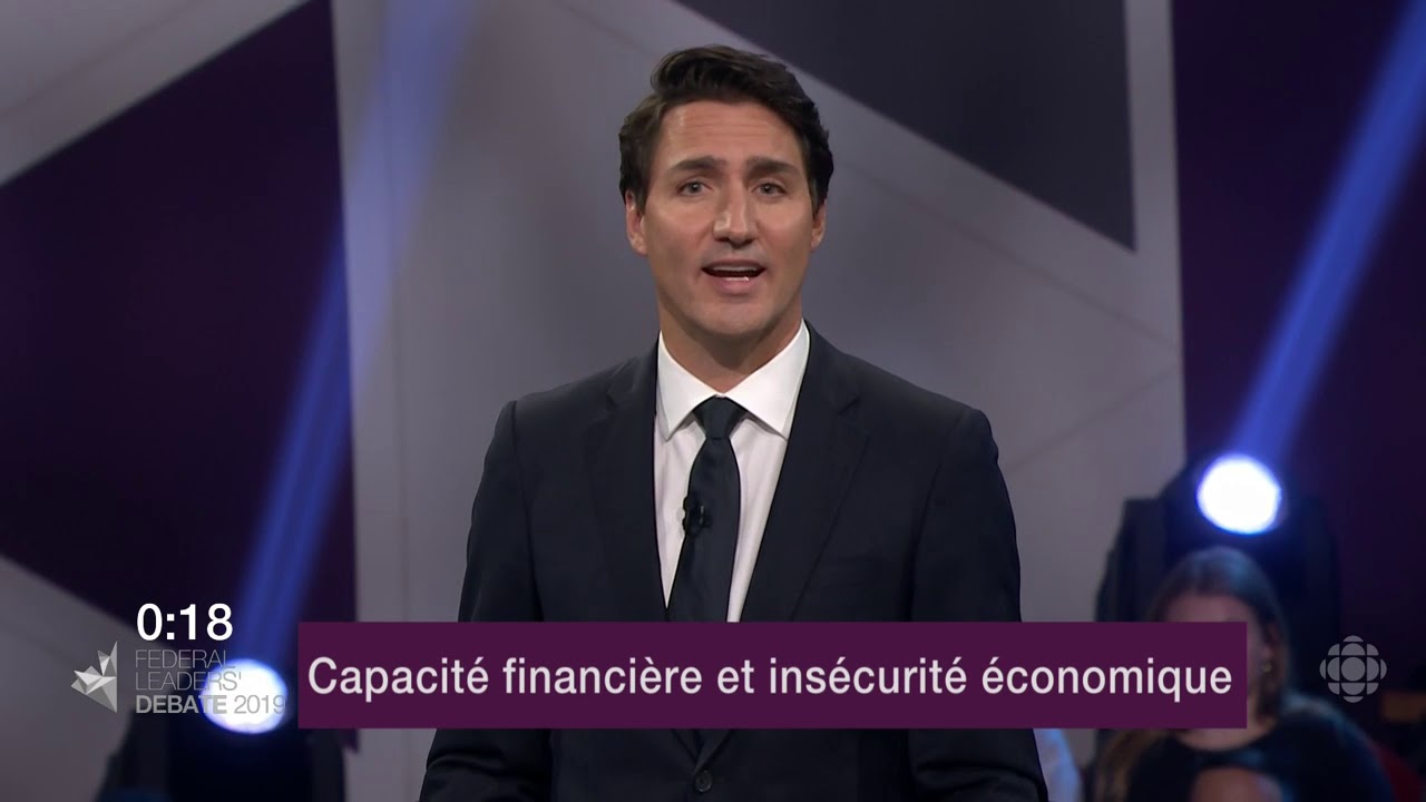 Justin Trudeau répond à une question sur les inégalités de revenu et le coût de la vie