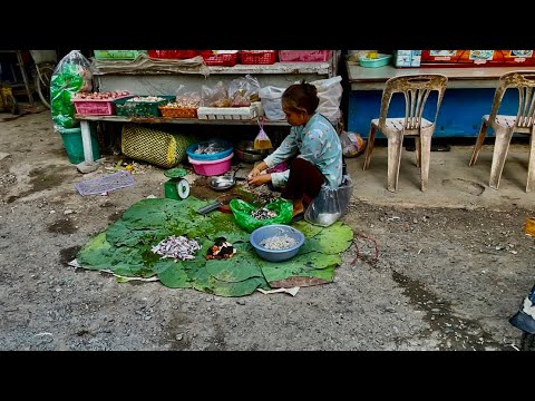 Samaki Market in Kampong Speu Province, Cambodia