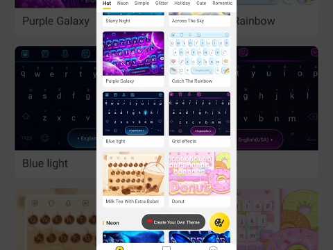 How to change keyboard theme||keyboard theme change #shorts #viralshorts