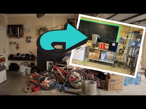 How I turned my messy garage into a home brewery