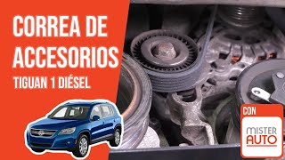 Youtube thumbnail of video "Cómo cambiar la correa de accesorios Tiguan 1 2.0 TDI 🚗"