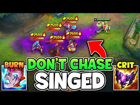 Over 3 hours of video proof of why you never chase Singed