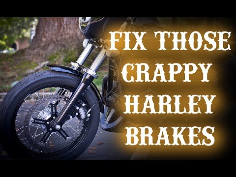 Harley Brakes Suck! Here's how to fix them.