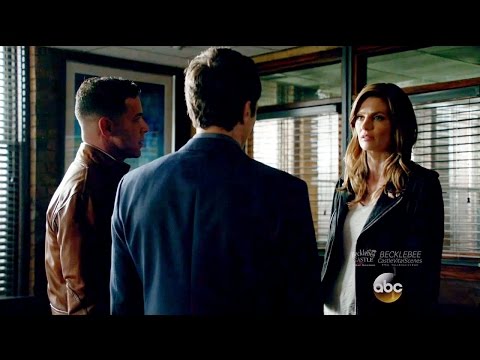 Castle 8x22  Beckett Tells Esposito and Ryan About LokSat “Crossfire” Series Finale