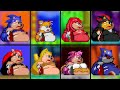 Sonic 2 XL Fat Metal Sonic Ray Amy Tails Shadow Knuckles Mighty Sonic
