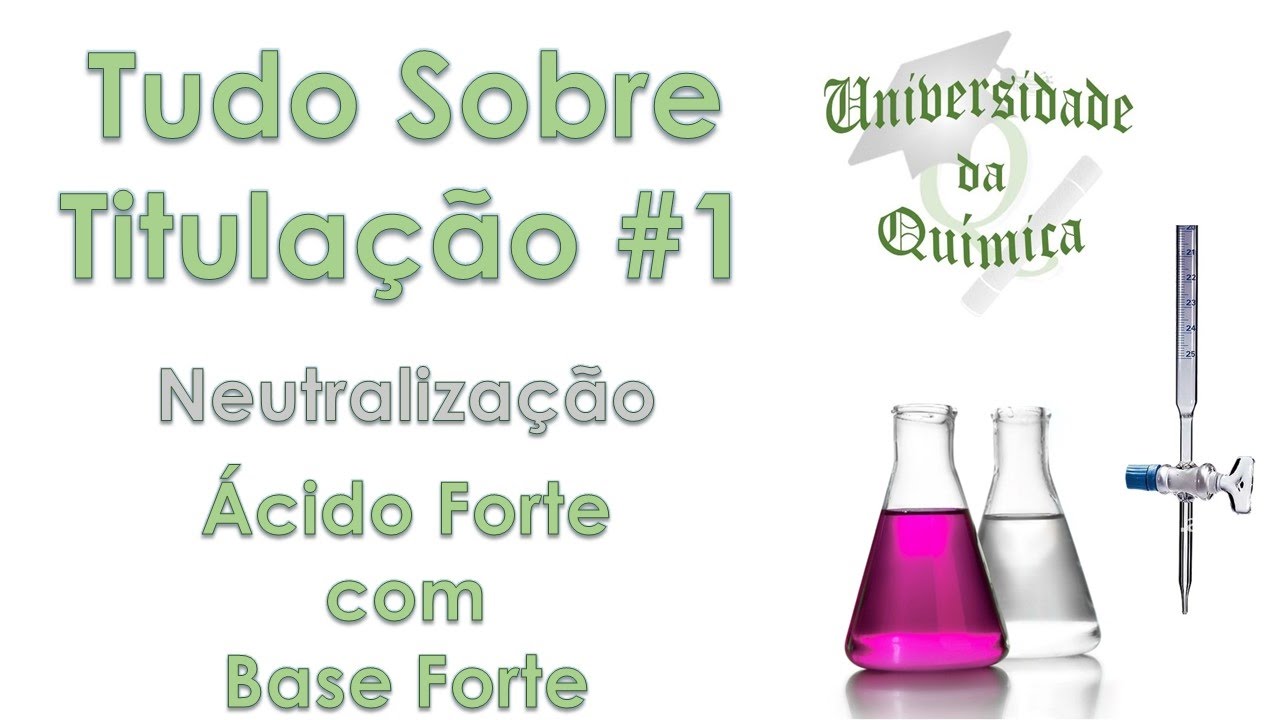 Tudo sobre Titulação #1 Titulação de Ácido Forte com Base Forte