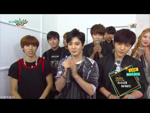 150724 INFINITE 인피니트 & SNSD 소녀시대 - Interview @ Music Bank 150725