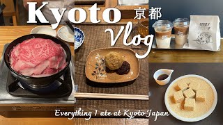 【京都Vlog】2泊3日で行ってよかった京都ごはんとカフェ記録🍡✨