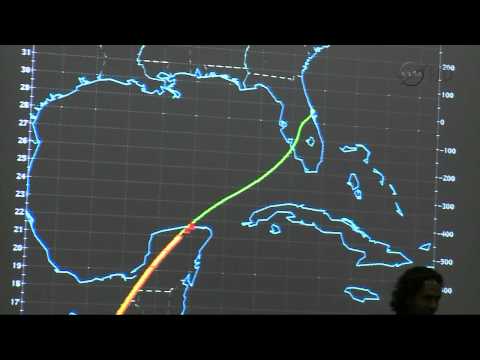 STS-134 Endevour - Re-entry and Landing from Mission Control
