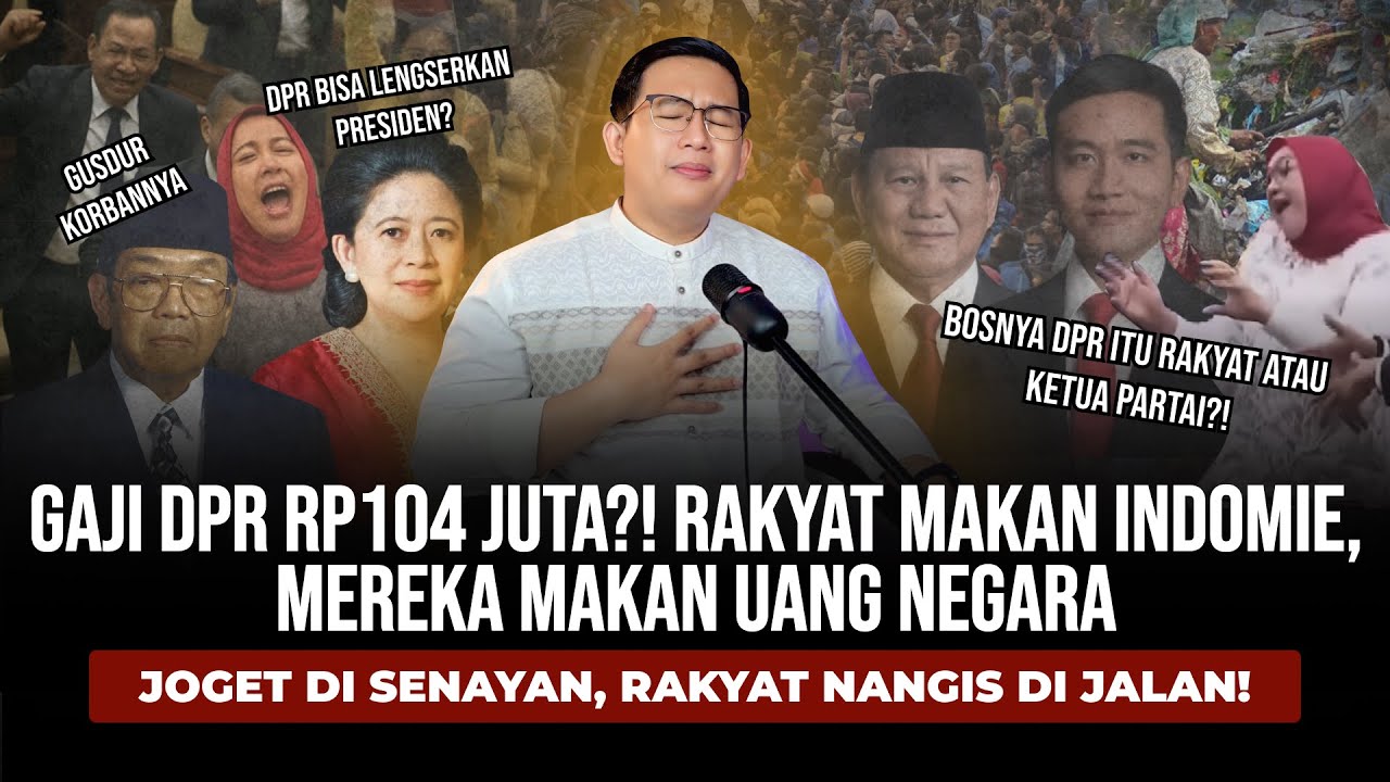 Gaji DPR Tembus 100 Juta!!, Padahal Rakyat Menjerit Kelaparan Dan Banyak Pengangguran