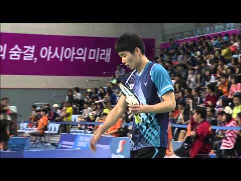 [HD] QF - 2014 Asian Games - MS - CHEN Long vs SON Wan Ho