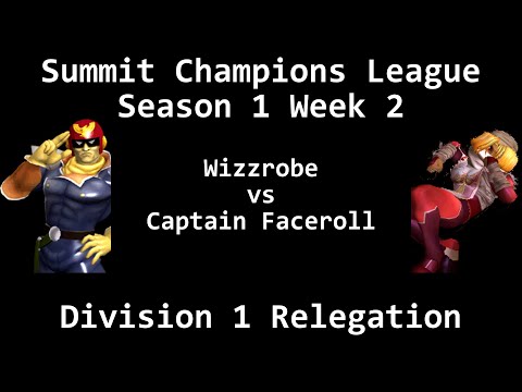 SCL1.2 - Wizzrobe (Captain Falcon) vs Captain Faceroll (Sheik) - Division 1 Relegation