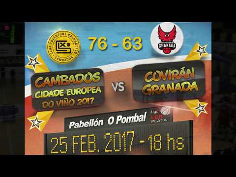 Cambados CEV 2017 76 - 63 Covirán Granada J22 LEB Plata