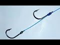 How to tie two Fishing Hooks on one Line