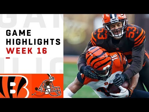 Bengals vs. Browns Week 16 Highlights | NFL 2018