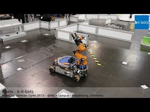 Finals - RoboCup@Work - German Open 2019, Magdeburg - b-it-bots