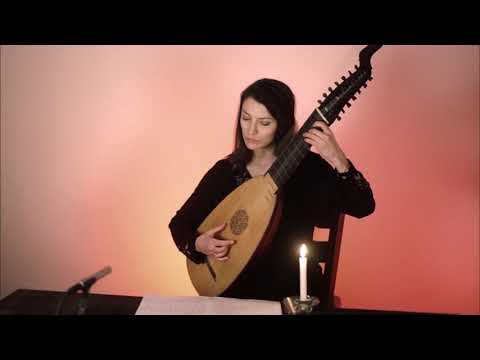 Ennemond Gaultier, LA CASCADE, Anna Kowalska - baroque lute, www LUTEDUO com