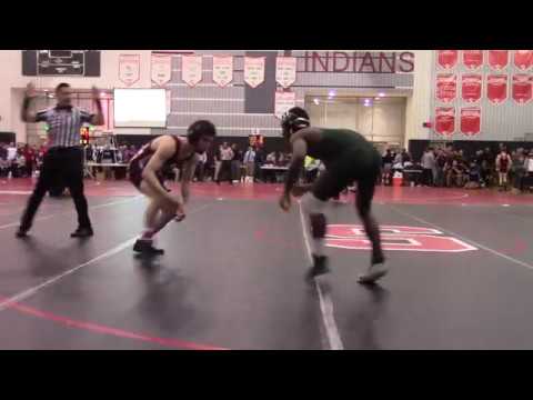 2019 SE AAA regional semis - 138 - Tyler Williams (Souderton) vs Kibwe McNair (Methacton)