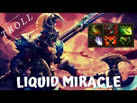 DOTA 2 - LIQUID.MIRACLE | TROLL WARLORD GAMEPLAY | DOTA PRO | FAST FARMING