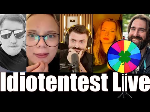 Idiotentest mit dem GLÜCKSRAD! Idiotentest LIVE 2026! Ometv Livestream