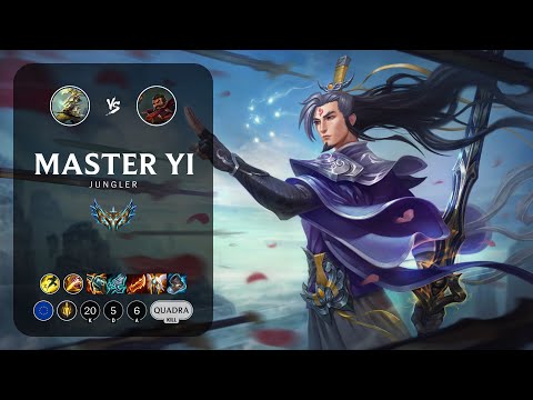 Master Yi Jungle vs Graves - EUW Challenger Patch 13.6