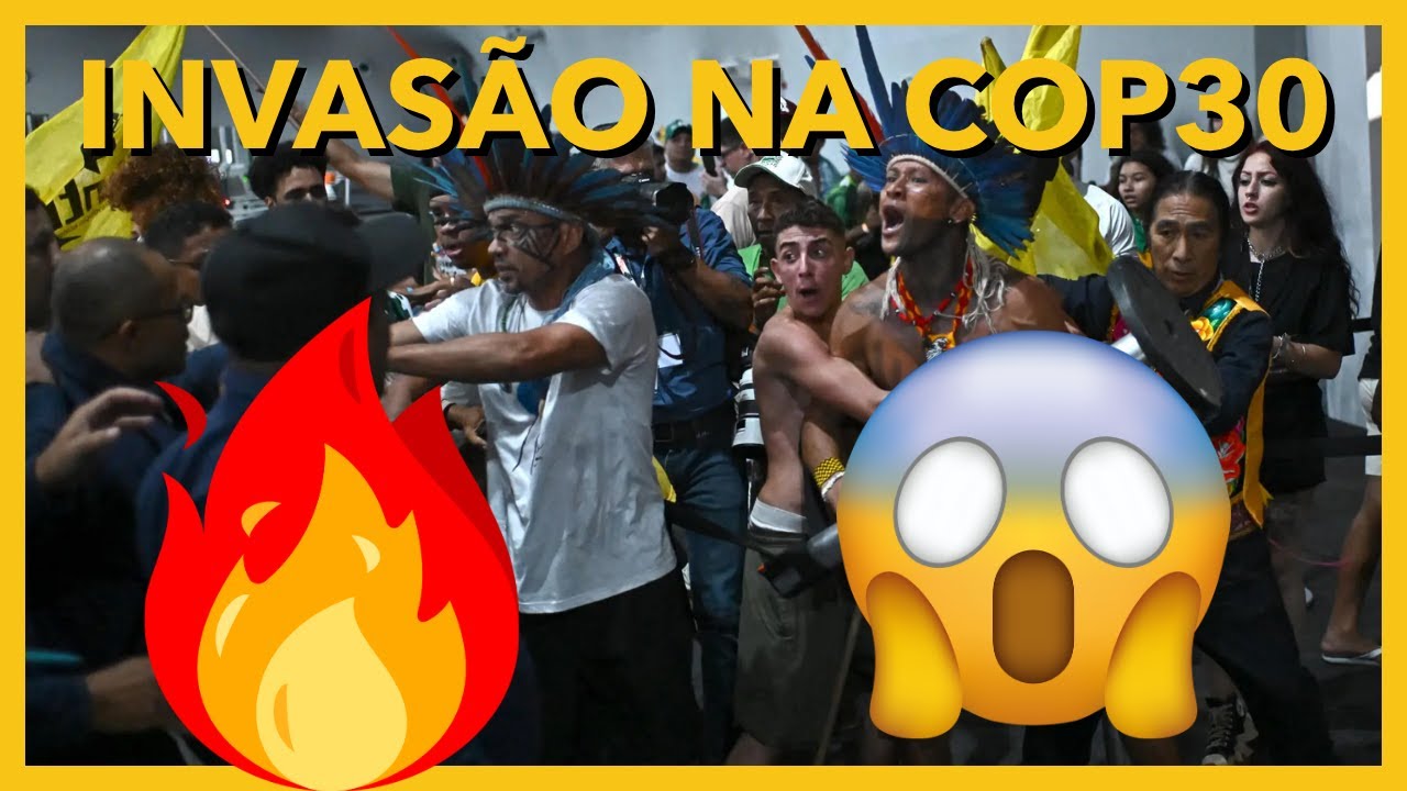 Militantes do PSOL e INDÍGENAS invadem a COP-30 e AGRIDEM seguranças