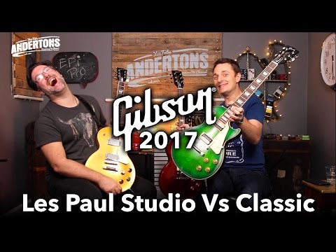 Gibson 2017 Les Pauls - Classic vs Studio Shootout!!